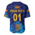 (Custom Personalised) Sri Lanka Cricket Baseball Jersey The Lions Pride Version - Blue LT8 - Wonder Print Shop