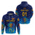 Custom Sri Lanka CrickeHoodie The Lions Pride Version Blue LT8 - Wonder Print Shop