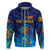 Custom Sri Lanka CrickeHoodie The Lions Pride Version Blue LT8 - Wonder Print Shop