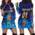 (Custom Personalised) Sri Lanka Cricket Hoodie Dress The Lions Pride Version - Blue LT8 - Wonder Print Shop