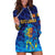 (Custom Personalised) Sri Lanka Cricket Hoodie Dress The Lions Pride Version - Blue LT8 - Wonder Print Shop