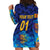 (Custom Personalised) Sri Lanka Cricket Hoodie Dress The Lions Pride Version - Blue LT8 - Wonder Print Shop