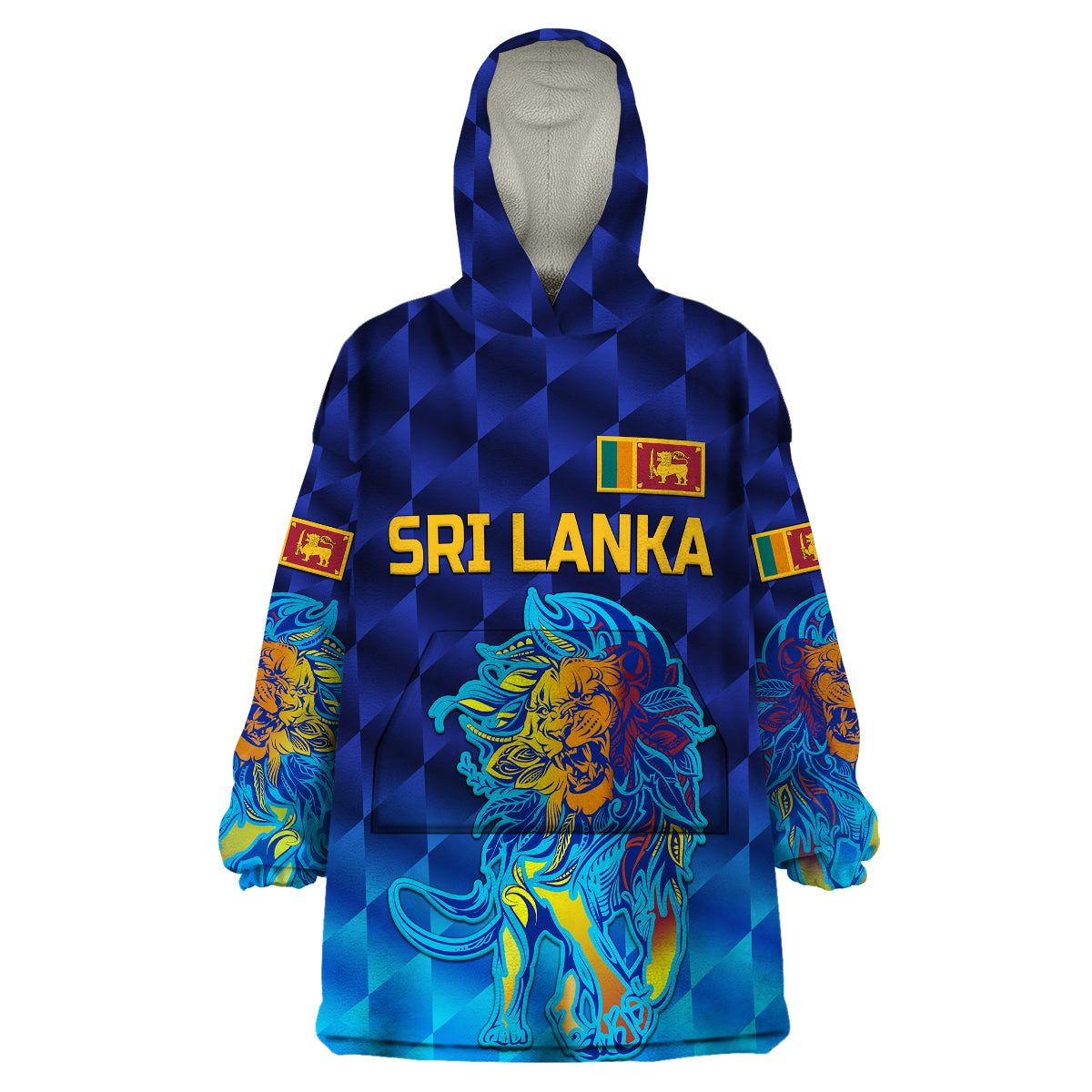 custom-personalised-sri-lanka-cricket-wearable-blanket-hoodie-the-lions-pride-version-blue