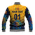 (Custom Personalised) Sri Lanka Cricket Baseball Jacket The Lions Pride Version - Yellow LT8 - Wonder Print Shop