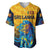 (Custom Personalised) Sri Lanka Cricket Baseball Jersey The Lions Pride Version - Yellow LT8 - Wonder Print Shop