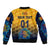 (Custom Personalised) Sri Lanka Cricket Bomber Jacket The Lions Pride Version - Yellow LT8 - Wonder Print Shop