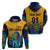 Custom Sri Lanka CrickeHoodie The Lions Pride Version Yellow LT8 - Wonder Print Shop