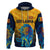 Custom Sri Lanka CrickeHoodie The Lions Pride Version Yellow LT8 - Wonder Print Shop