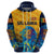 Custom Sri Lanka CrickeHoodie The Lions Pride Version Yellow LT8 - Wonder Print Shop