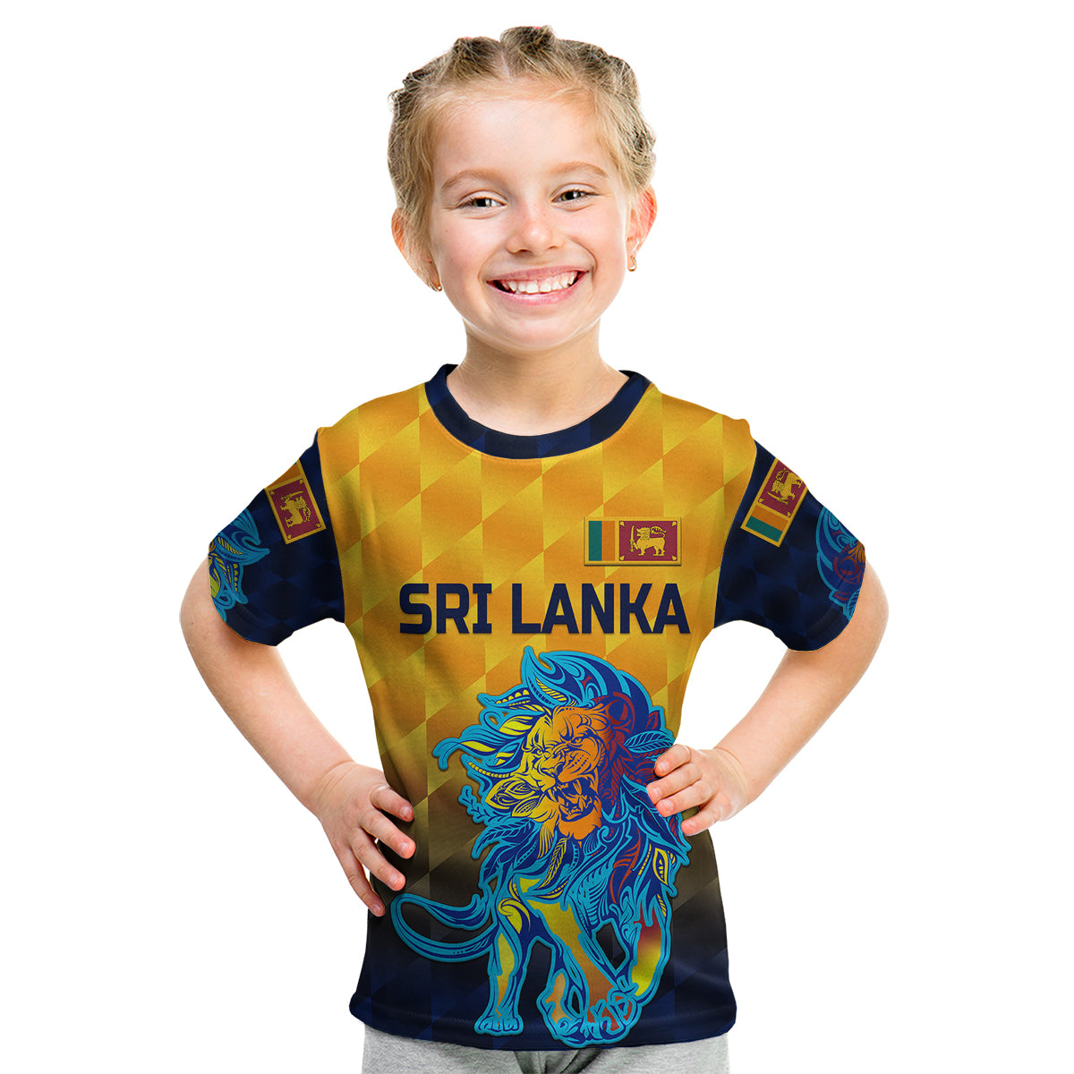 custom-personalised-sri-lanka-cricket-kid-t-shirt-the-lions-pride-version-yellow