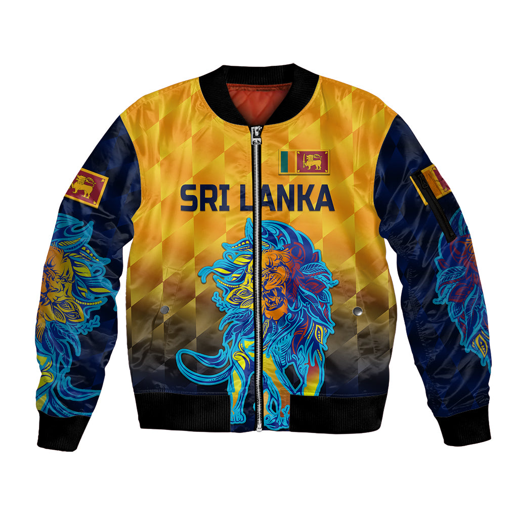 custom-personalised-sri-lanka-cricket-sleeve-zip-bomber-jacket-the-lions-pride-version-yellow