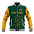 (Custom Personalised) South Africa Proteas Cricket Baseball Jacket Simple - Green LT8 - Wonder Print Shop