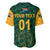 (Custom Personalised) South Africa Proteas Cricket Baseball Jersey Simple - Green LT8 - Wonder Print Shop