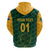 Custom South Africa Proteas CrickeHoodie Simple Green LT8 - Wonder Print Shop