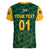 (Custom Personalised) South Africa Proteas Cricket Women V Neck T Shirt Simple - Green LT8 - Wonder Print Shop