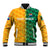 (Custom Personalised) South Africa Proteas Cricket Baseball Jacket Simple - Yellow LT8 - Wonder Print Shop