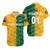 (Custom Personalised) South Africa Proteas Cricket Hawaiian Shirt Simple - Yellow LT8 - Wonder Print Shop