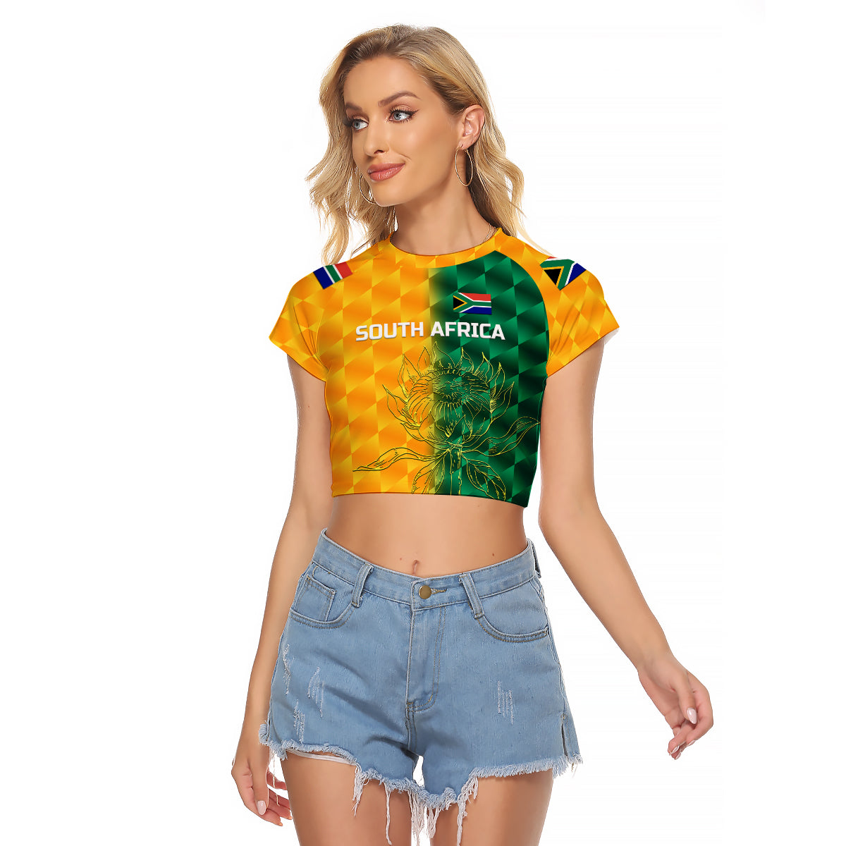 custom-personalised-south-africa-proteas-cricket-raglan-cropped-t-shirt-simple-yellow