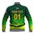 (Custom Personalised) South Africa Proteas Cricket Baseball Jacket Simple - Gradient Green LT8 - Wonder Print Shop