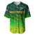 (Custom Personalised) South Africa Proteas Cricket Baseball Jersey Simple - Gradient Green LT8 - Wonder Print Shop