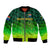 (Custom Personalised) South Africa Proteas Cricket Bomber Jacket Simple - Gradient Green LT8 - Wonder Print Shop