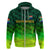 Custom South Africa Proteas CrickeHoodie Simple Gradient Green LT8 - Wonder Print Shop