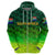 Custom South Africa Proteas CrickeHoodie Simple Gradient Green LT8 - Wonder Print Shop