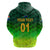 Custom South Africa Proteas CrickeHoodie Simple Gradient Green LT8 - Wonder Print Shop