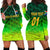 (Custom Personalised) South Africa Proteas Cricket Hoodie Dress Simple - Gradient Green LT8 - Wonder Print Shop