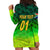 (Custom Personalised) South Africa Proteas Cricket Hoodie Dress Simple - Gradient Green LT8 - Wonder Print Shop