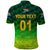 Custom South Africa Proteas Cricket Polo Shirt Simple Gradient Green LT8 - Wonder Print Shop