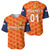 (Custom Personalised) Netherlands Cricket Dutch Lion Baseball Jersey Unique Orange LT8 - Wonder Print Shop