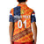 Custom Netherlands Cricket Polo Shirt Dutch Lion for Kid Special Orange LT8 - Wonder Print Shop