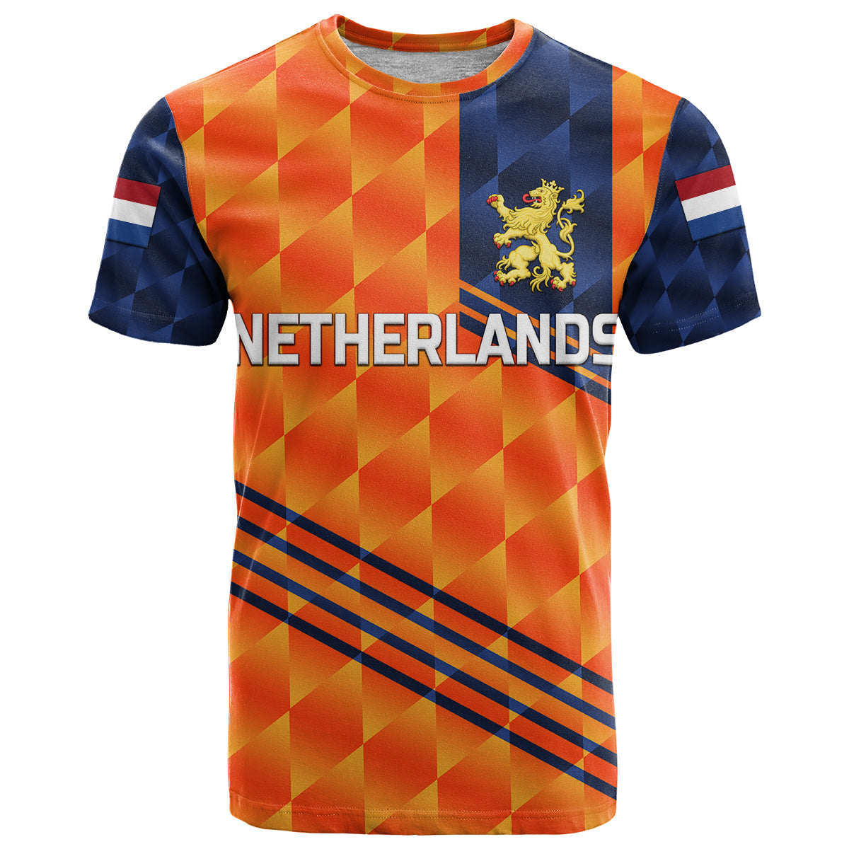 custom-personalised-netherlands-cricket-dutch-lion-t-shirt-special-orange