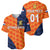 (Custom Personalised) Netherlands Cricket Dutch Lion Baseball Jersey Pride Version Orange LT8 - Wonder Print Shop