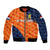 (Custom Personalised) Netherlands Cricket Dutch Lion Bomber Jacket Pride Version Orange LT8 - Wonder Print Shop