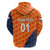 Custom Netherlands Cricket Dutch Lion Hoodie Pride Version Orange LT8 - Wonder Print Shop