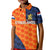 Custom Netherlands Cricket Polo Shirt Dutch Lion for Kid Pride Version Orange LT8 - Wonder Print Shop