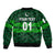 (Custom Personalised) Pakistan Cricket Bomber Jacket Pak Shaheens Unique - Dark Green LT8 - Wonder Print Shop