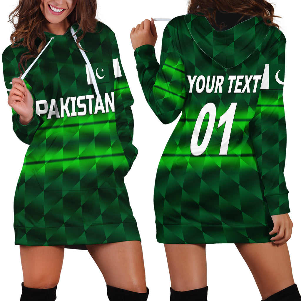 (Custom Personalised) Pakistan Cricket Hoodie Dress Pak Shaheens Unique - Dark Green LT8 - Wonder Print Shop