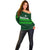 (Custom Personalised) Pakistan Cricket Off Shoulder Sweater Pak Shaheens Unique - Dark Green LT8 - Wonder Print Shop