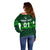 (Custom Personalised) Pakistan Cricket Off Shoulder Sweater Pak Shaheens Unique - Dark Green LT8 - Wonder Print Shop