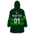 (Custom Personalised) Pakistan Cricket Wearable Blanket Hoodie Pak Shaheens Unique - Dark Green LT8 - Wonder Print Shop