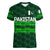 custom-personalised-pakistan-cricket-women-v-neck-t-shirt-pak-shaheens-unique-dark-green