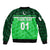 (Custom Personalised) Pakistan Cricket Bomber Jacket Pak Shaheens Unique - Green LT8 - Wonder Print Shop