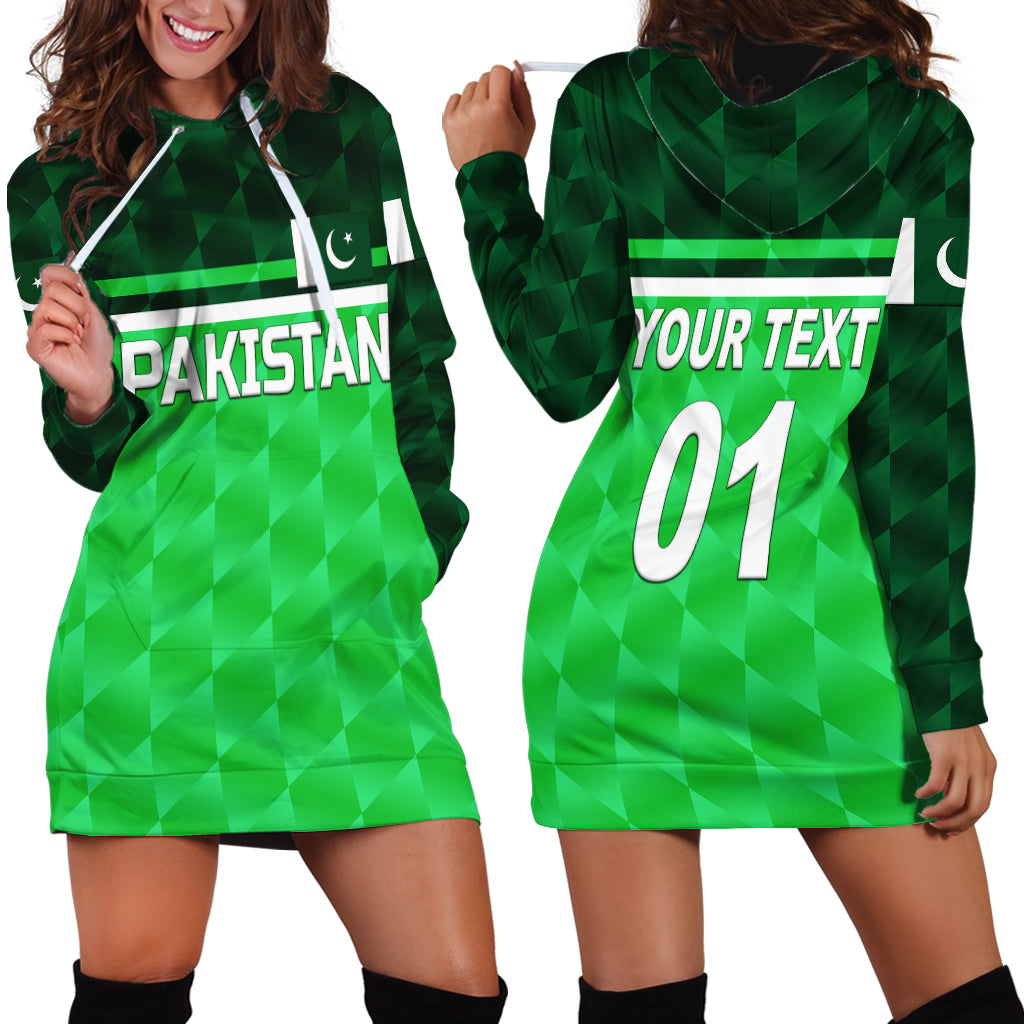 (Custom Personalised) Pakistan Cricket Hoodie Dress Pak Shaheens Unique - Green LT8 - Wonder Print Shop