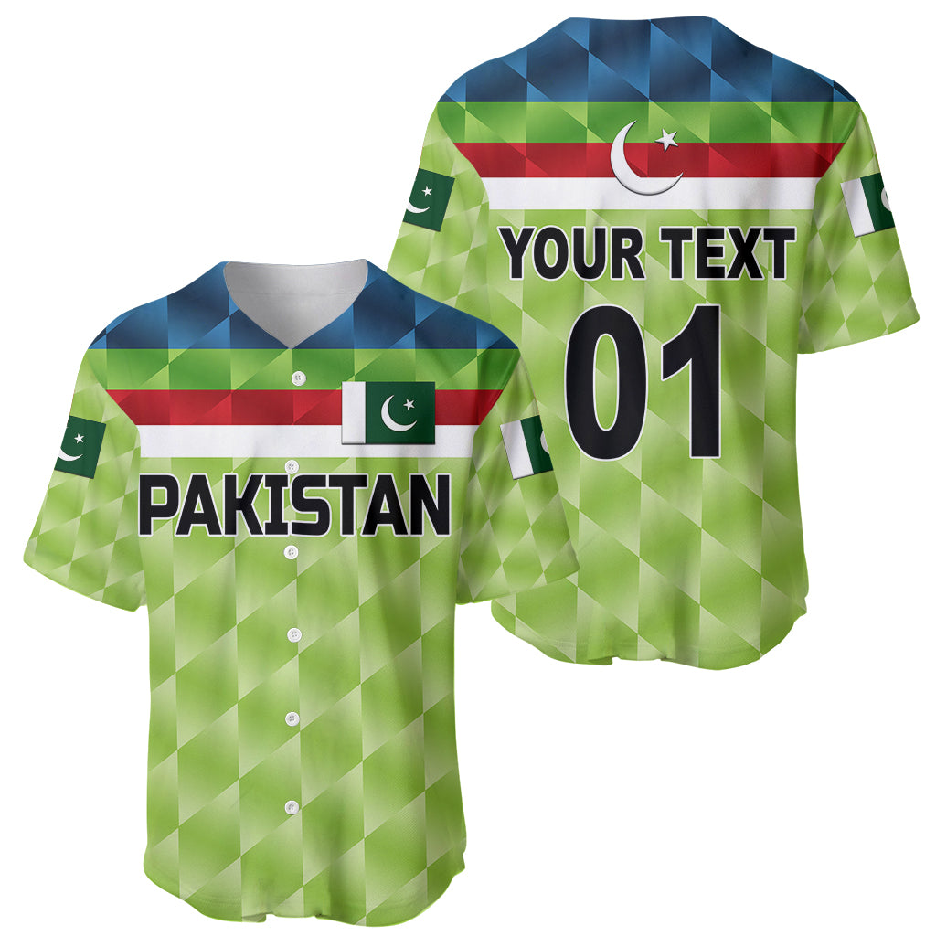 (Custom Personalised) Pakistan Cricket Baseball Jersey Pak Shaheens Pride 1992 Champions LT8 - Wonder Print Shop