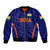 (Custom Personalised) India Cricket Bomber Jacket Men In Blue Unique - Blue LT8 - Wonder Print Shop