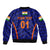 (Custom Personalised) India Cricket Bomber Jacket Men In Blue Unique - Blue LT8 - Wonder Print Shop