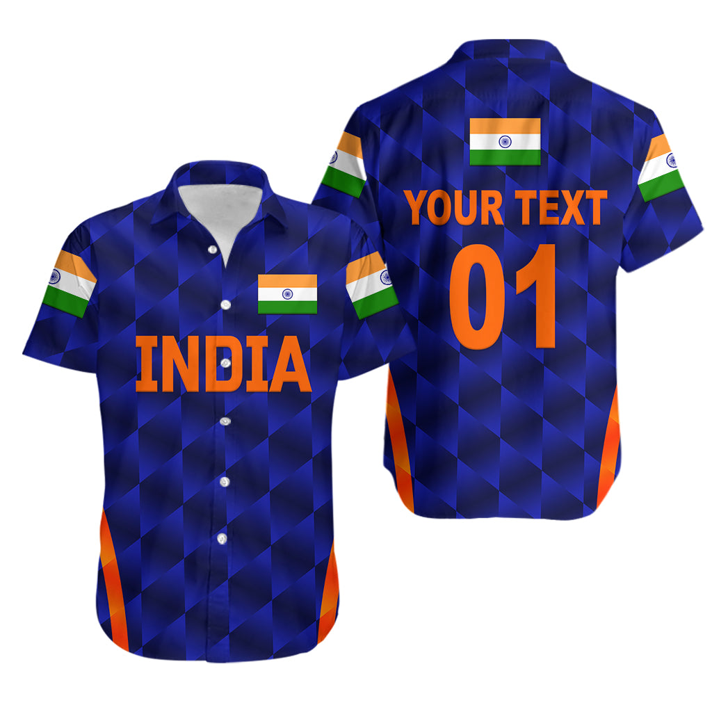 (Custom Personalised) India Cricket Hawaiian Shirt Men In Blue Unique - Blue LT8 - Wonder Print Shop